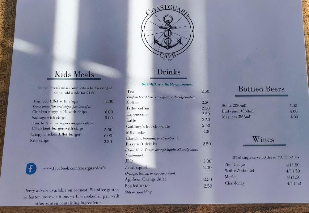 Coastguard Cafe Menu - 4